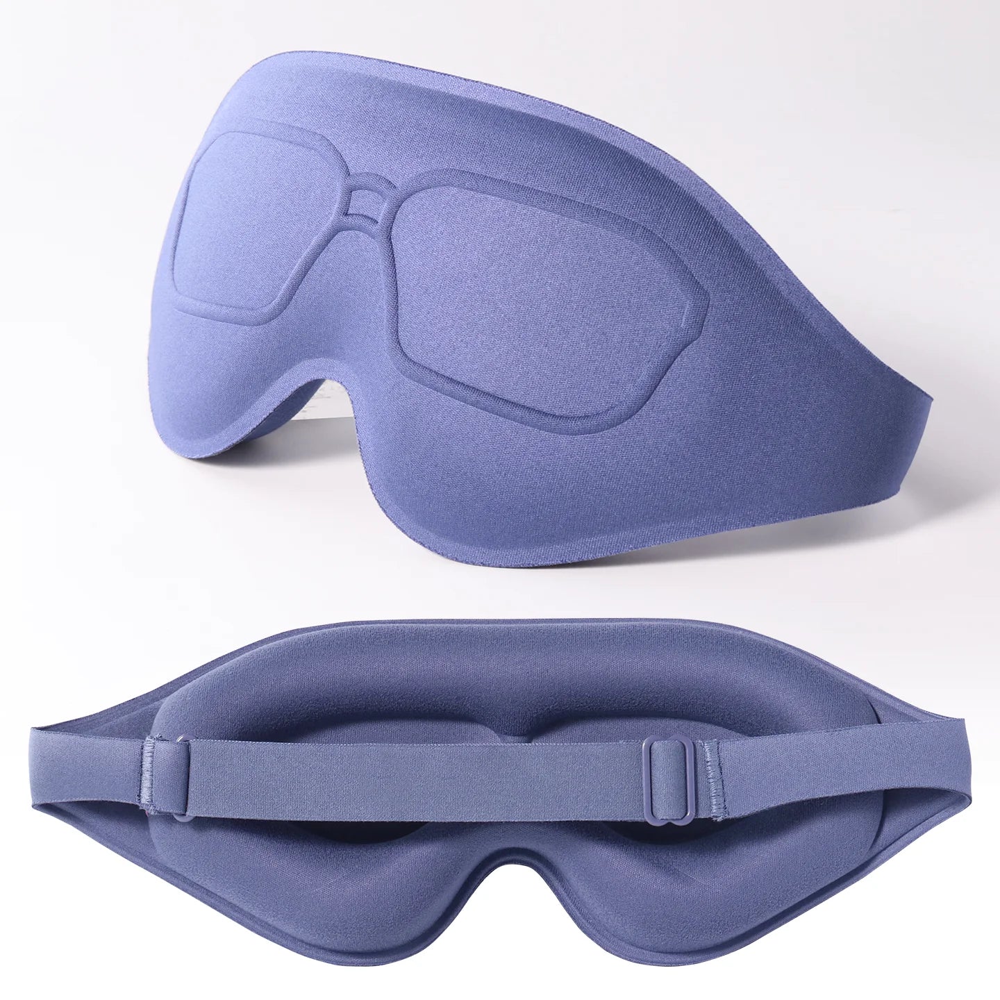 Masque de Nuit 3D Confort Voyage — Occultation Totale, Bande Ajustable