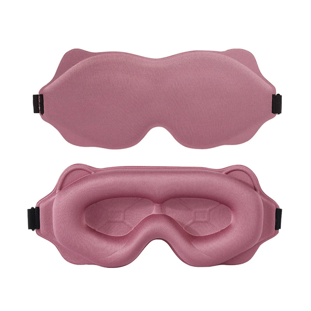Masque de Sommeil 3D Rembourré — Occultation Totale, Confort Absolu