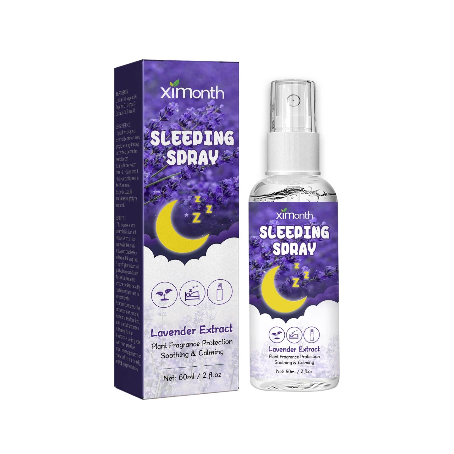 Spray Sommeil à la Lavande — Détente Corps & Esprit, Nuits Apaisées