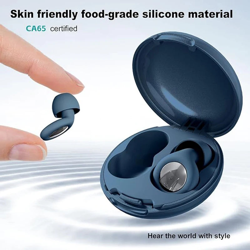 Bouchons d'Oreilles en Silicone – Réduction du Bruit pour Sommeil Paisible