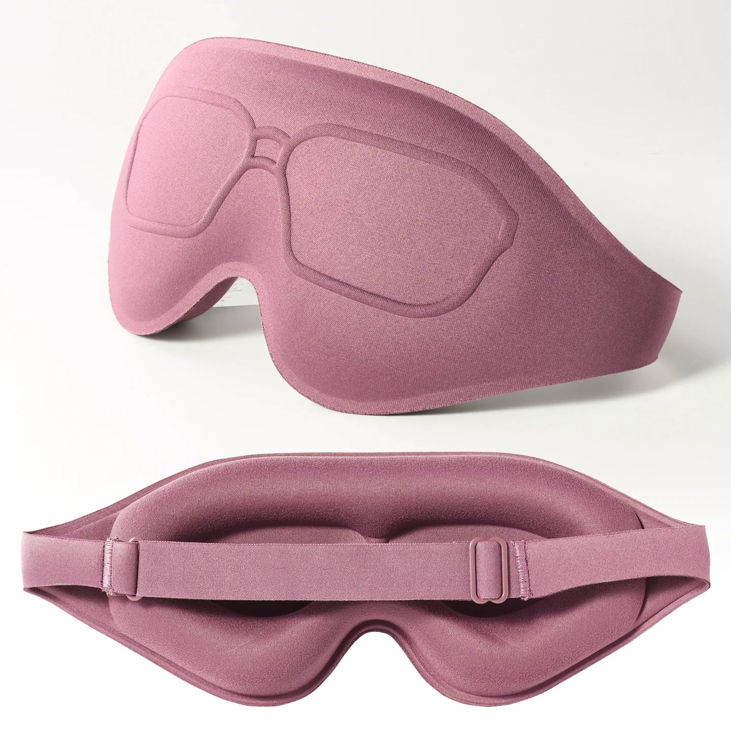 Masque de Nuit 3D Confort Voyage — Occultation Totale, Bande Ajustable