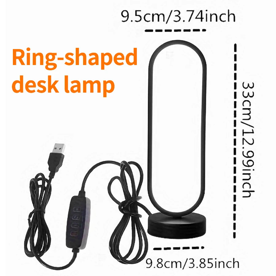 Lampe Veilleuse Anneau LED – Ambiance Tamisable 3 Couleurs