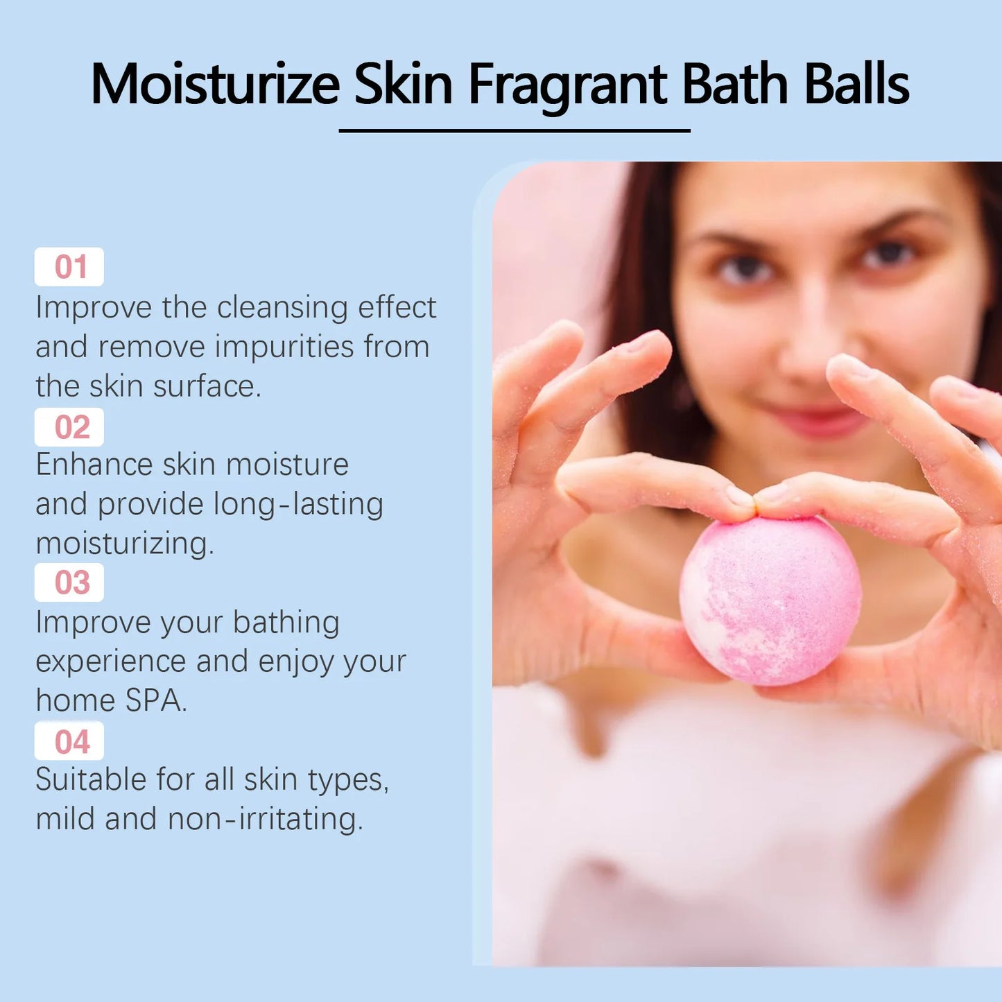 Boules de Sel de Bain Parfumées — Aromathérapie, Exfoliant & Bombes de Bain Moussantes