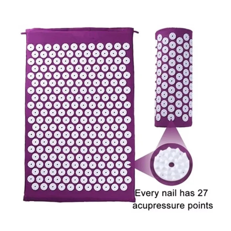 Tapis d'Acupression à Picots — Yoga, Pilates & Anti-Stress Dos