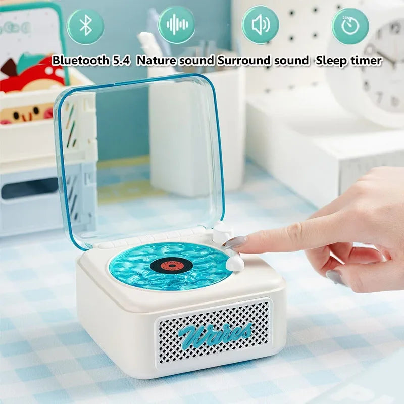 Enceinte Bluetooth Ambiance Vagues - Son Surround & Veilleuse