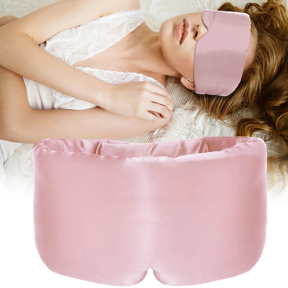 Masque de Sommeil en Soie Mûrier - L'Obscurité Absolue, Douceur en Plus