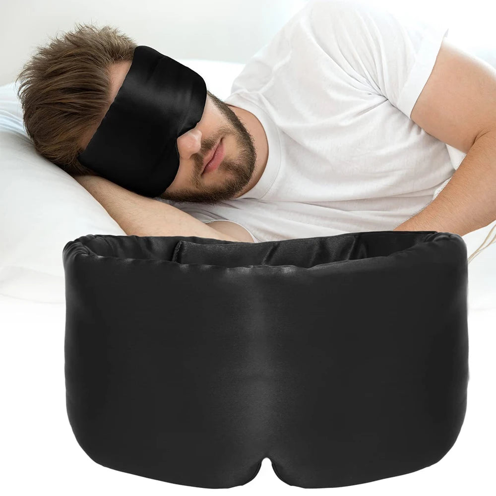 Masque de Sommeil en Soie Mûrier - L'Obscurité Absolue, Douceur en Plus