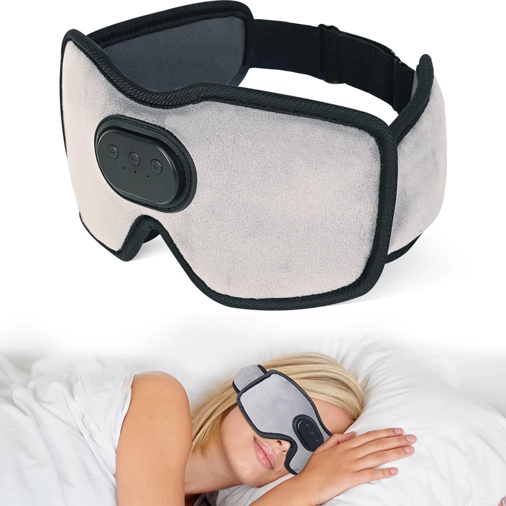 Masque de Sommeil Bluetooth - Occultant & Rafraîchissant