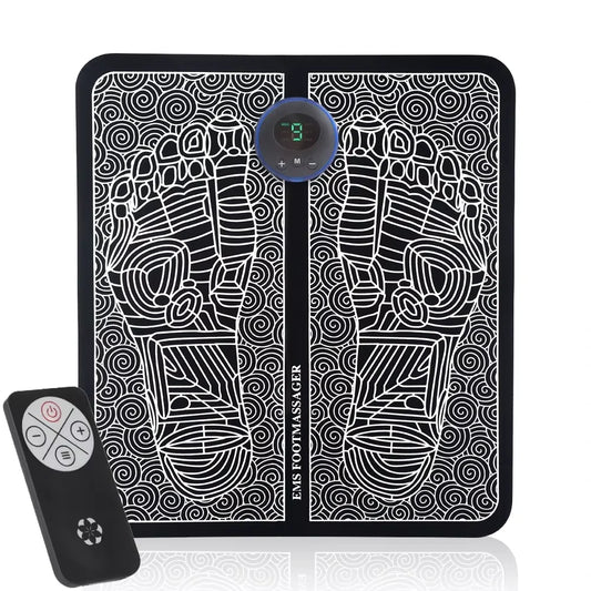 Tapis de Massage Électrique pour Pieds avec Télécommande – Relaxation Musculaire & Circulation