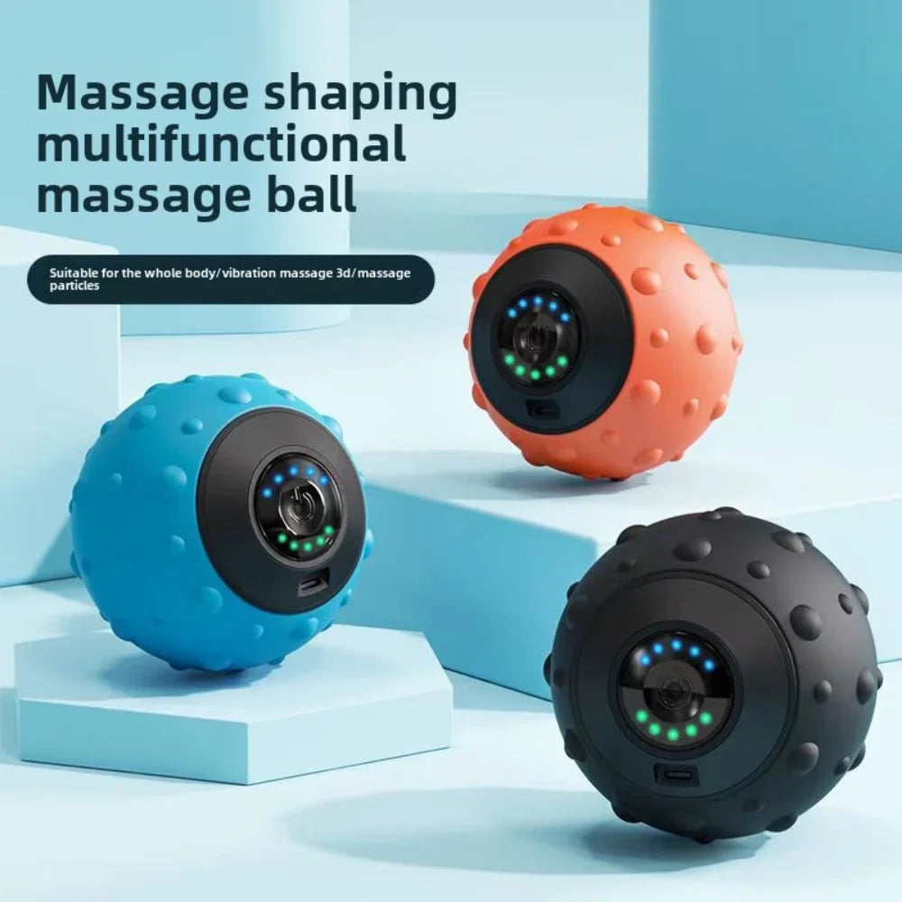 Balle de Massage Vibrante Électrique – Détente Musculaire Pieds & Dos