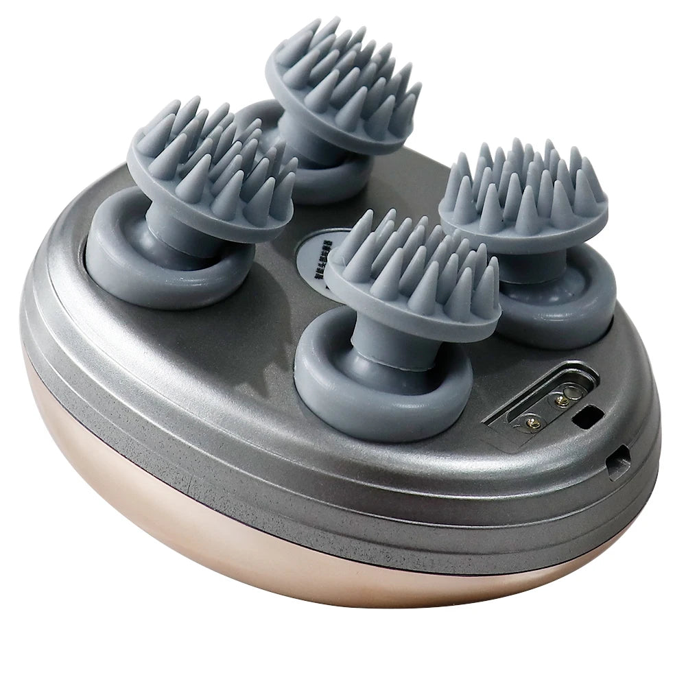 Masseur de Crâne Électrique Vibrant — Stimule la Circulation, Anti-Fatigue