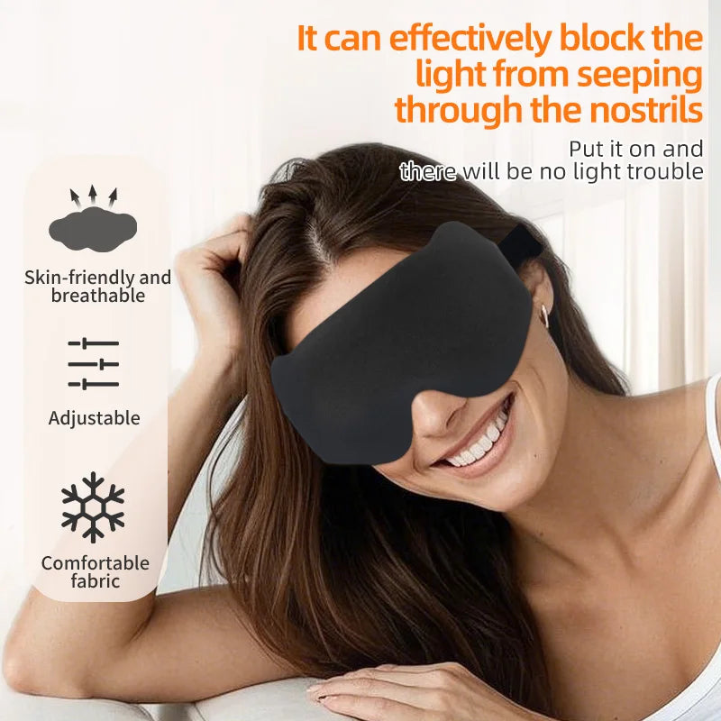 Masque de Sommeil 3D Léger — Bandeau Voyage Ultra-Confortable