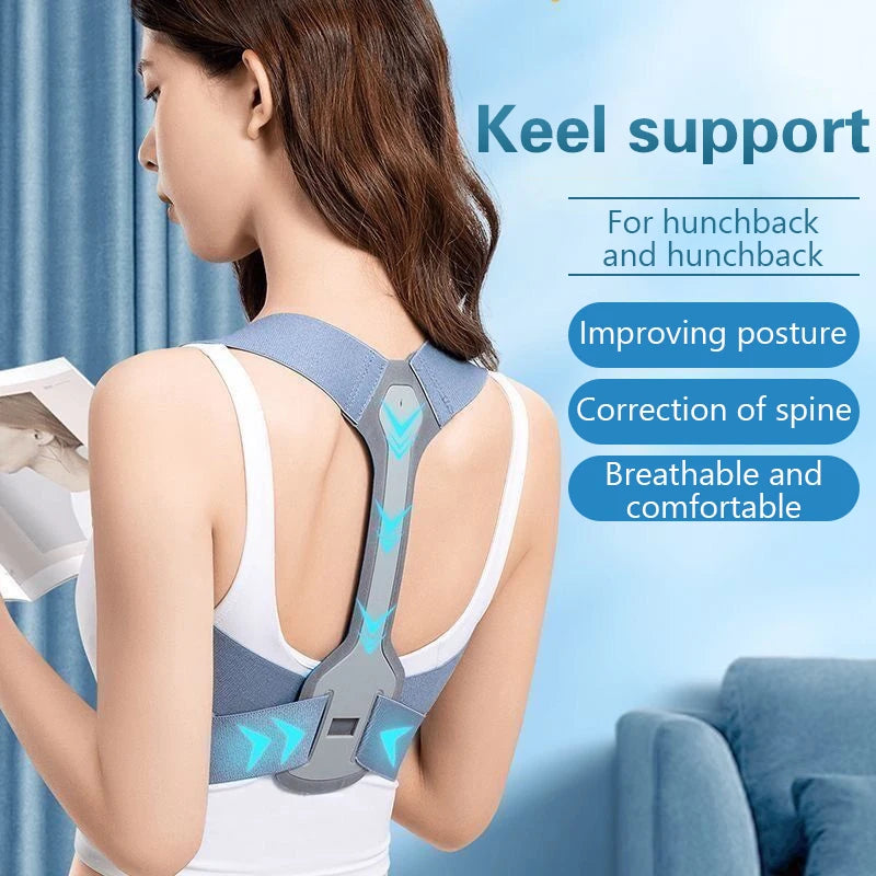 Orthèse Correctrice de Posture Haut du Dos – Soutien Épaules, Nuque & Dos