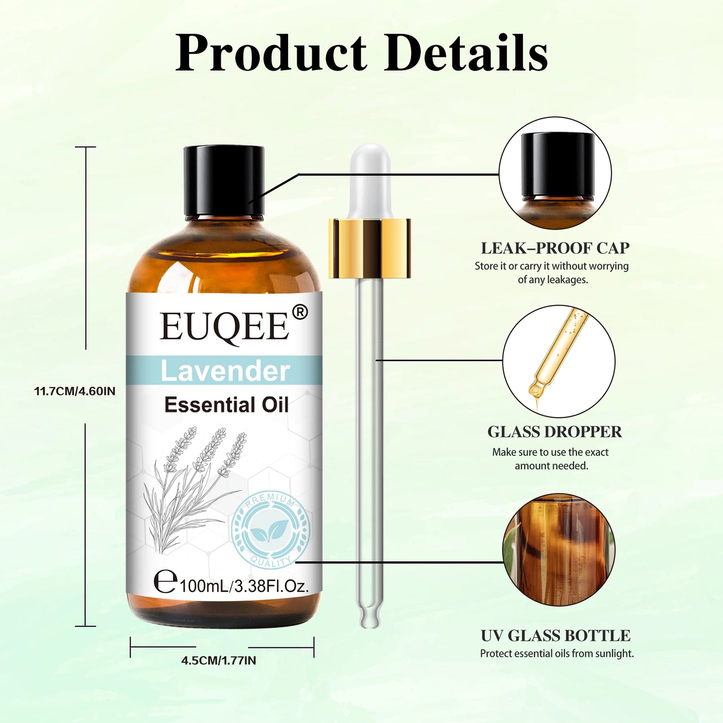 Coffret Huiles Essentielles 100ml — Lavande, Vanille, Santal & Bergamote
