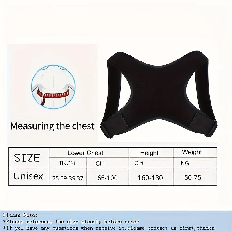 Ceinture Correctrice de Posture Ajustable — Respirante & Ergonomique