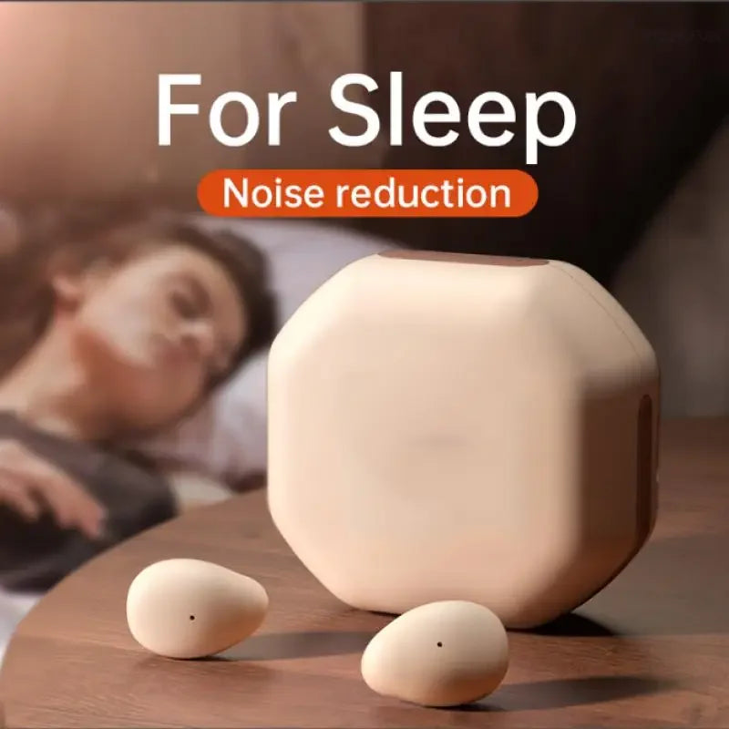 Écouteurs Intra-Auriculaires Sans Fil TWS à Réduction de Bruit - Discrets et Invisibles, Bluetooth, Idéaux pour Dormir