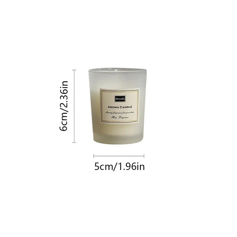 Bougies Parfumées en Cire de Soja – Ambiance Romantique & Fraîcheur Longue Durée