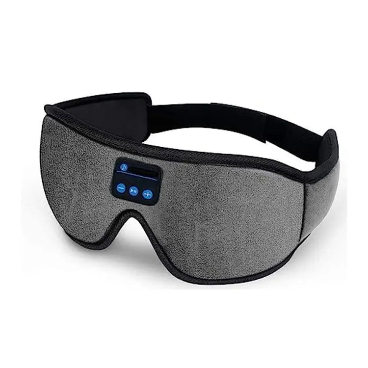 Masque de Sommeil Bluetooth 3D avec Haut-Parleurs Intégrés