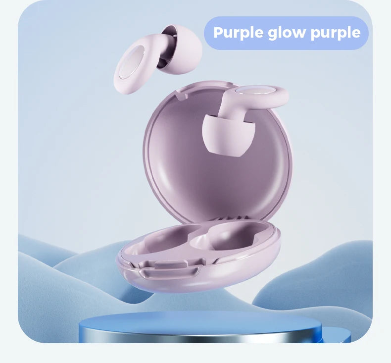 Bouchons d'Oreilles Silicone 25dB — Anti-Bruit Réutilisables, Nuit & Concert