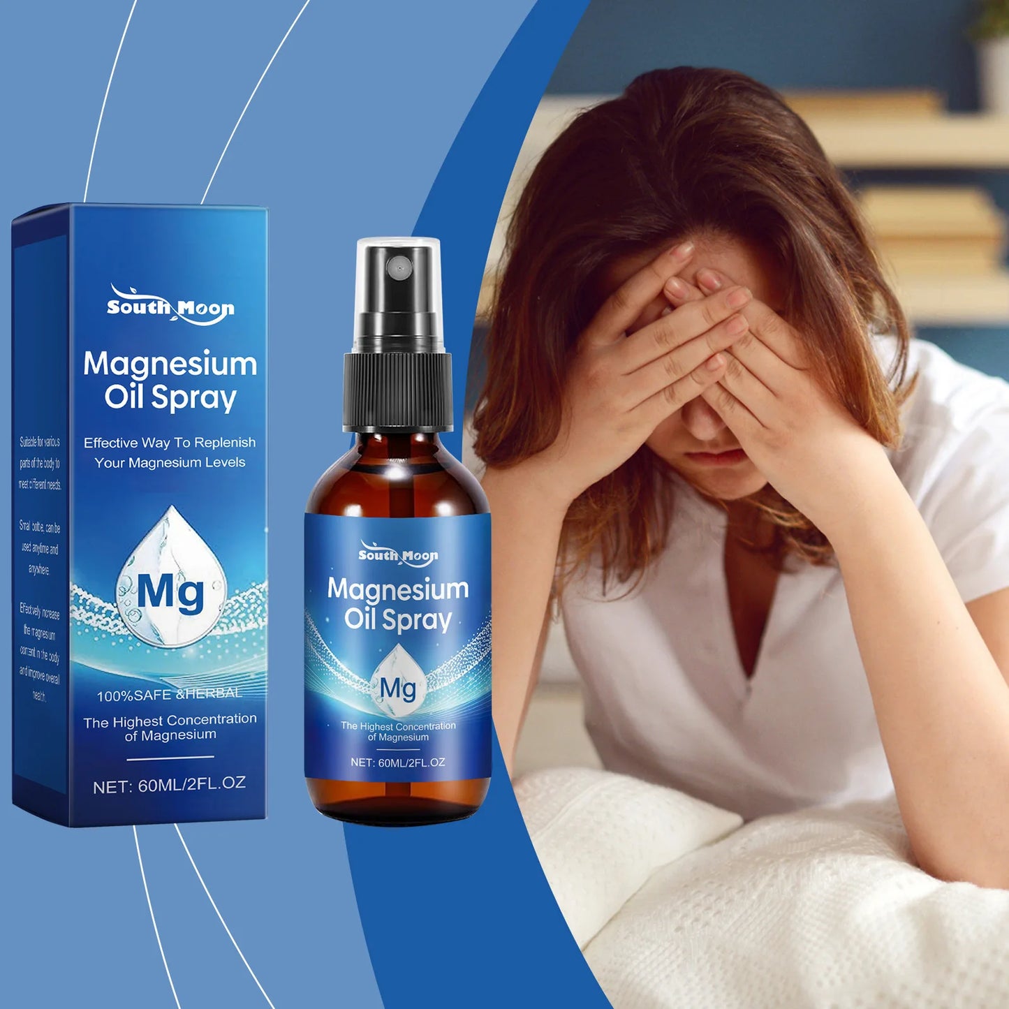Spray au Magnésium - Sommeil Apaisé & Anti-Stress