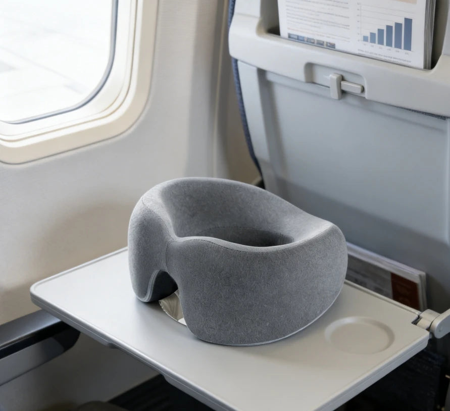 Oreiller Ergonomique en Mousse à Mémoire de Forme pour Repos Ventral - Appui-Tête Confortable pour Massage à Domicile et Salon de Beauté