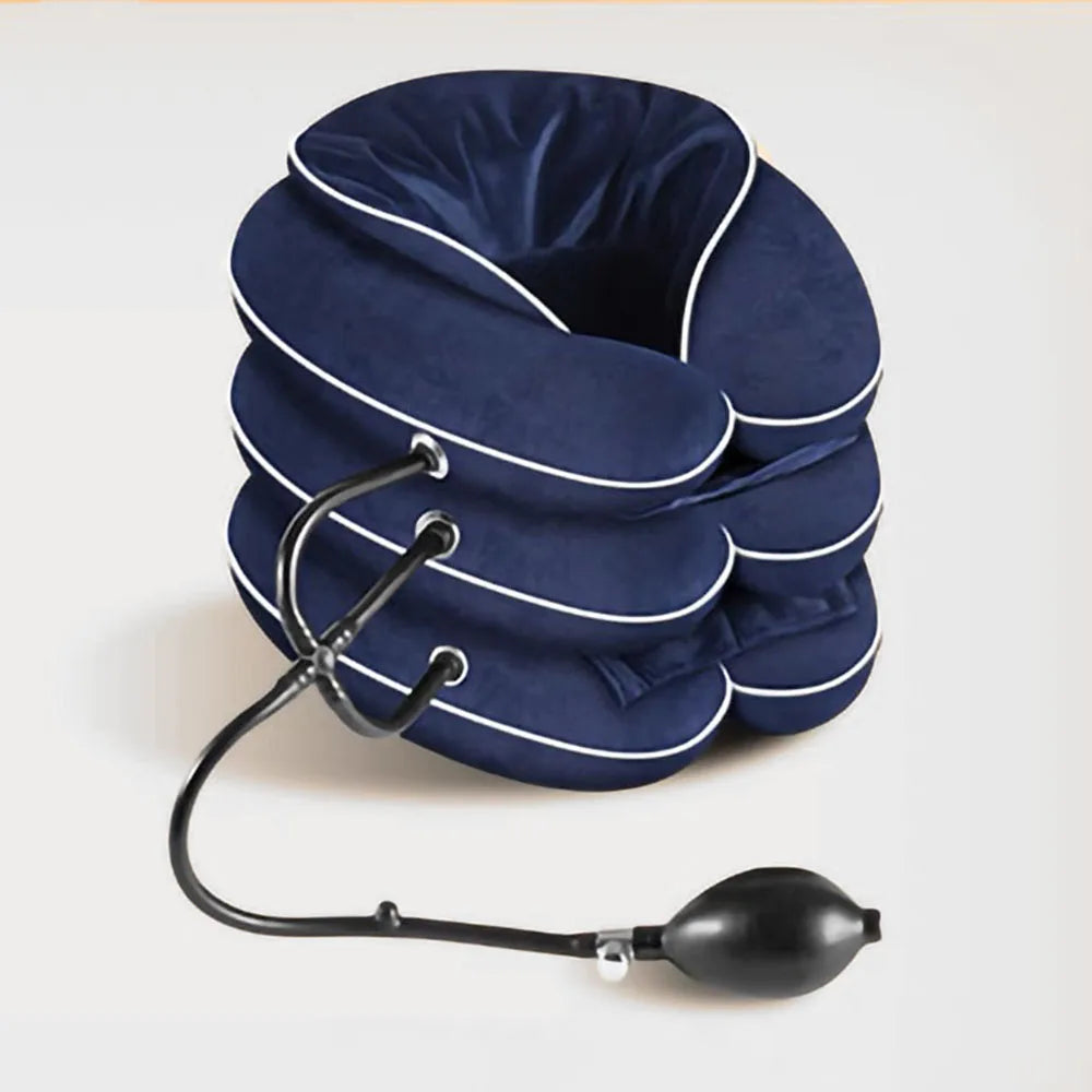 Attelle Cervicale Gonflable – Traction Douce pour Nuque & Prévention des Douleurs