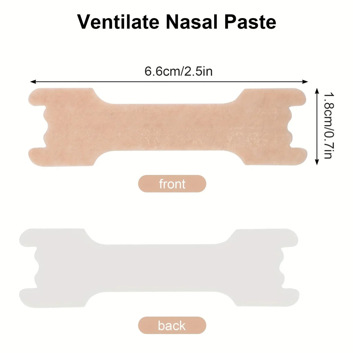 Bandelettes Nasales Anti-Ronflement - Respiration Facilitée
