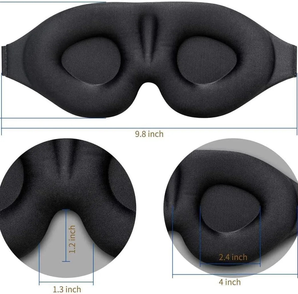 Masque de Sommeil 3D pour Dormeur Latéral – Occultation Totale