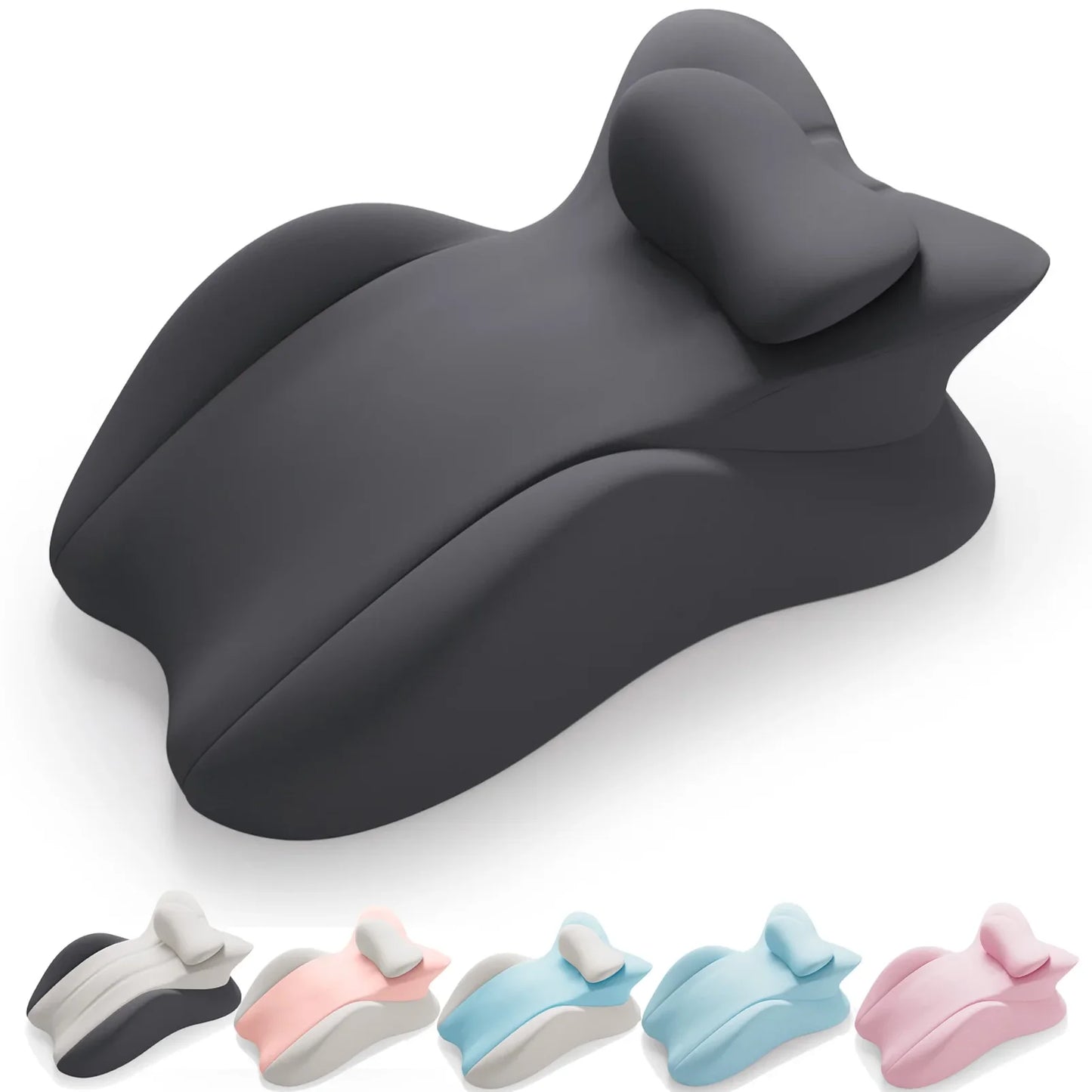 Oreiller Ergonomique Multipositions en Mousse à Mémoire de Forme avec Housse Amovible - Oreiller pour Couple, Soulage les Douleurs Corporelles