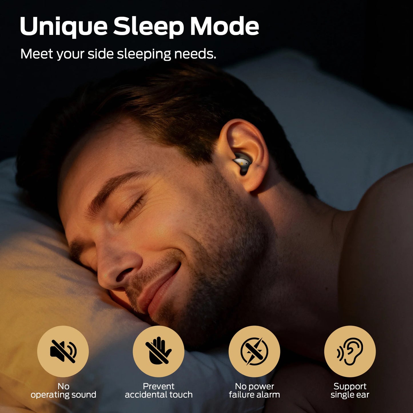 Écouteurs Monster Mini Intra-Auriculaires - Sommeil Latéral