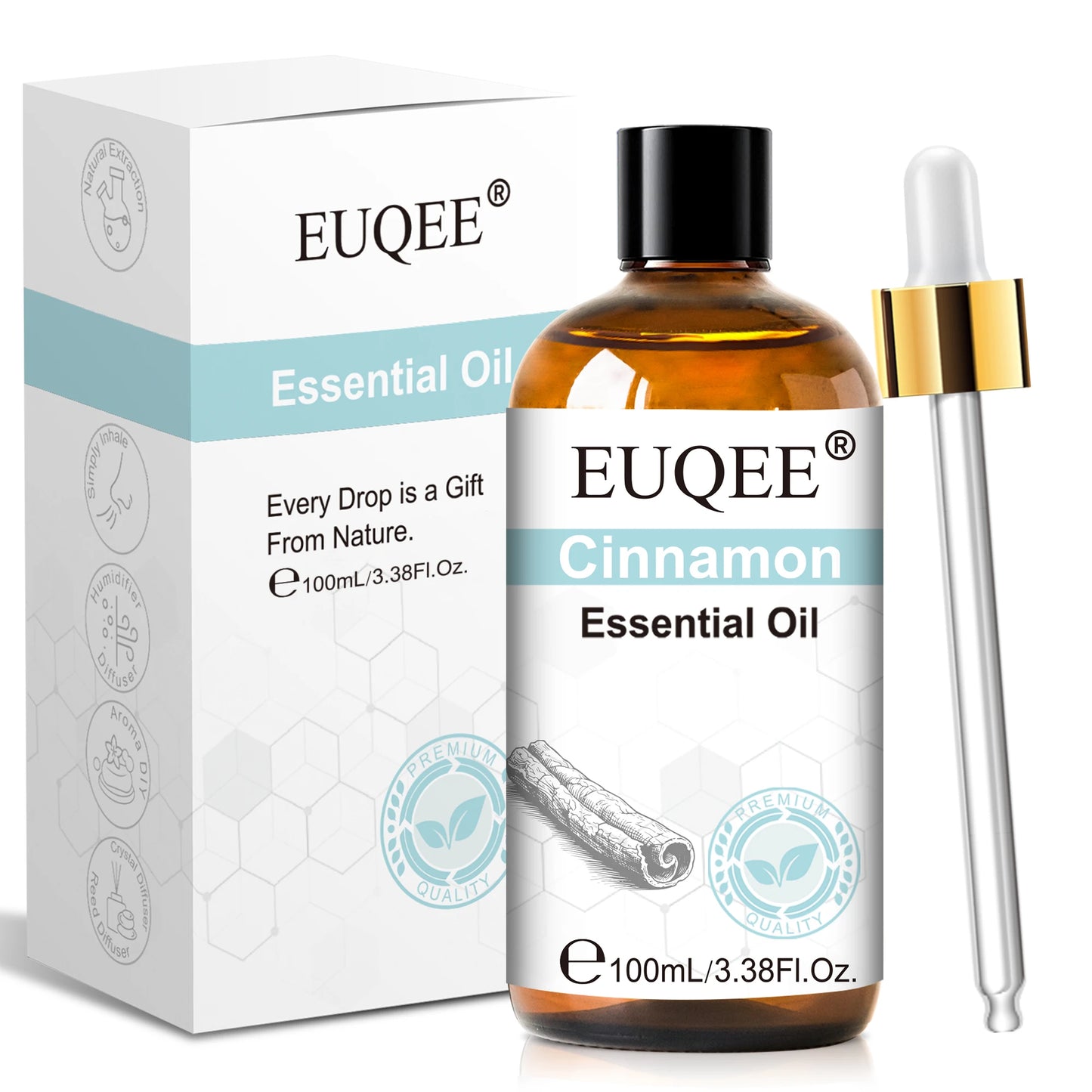 Coffret Huiles Essentielles 100ml — Lavande, Vanille, Santal & Bergamote