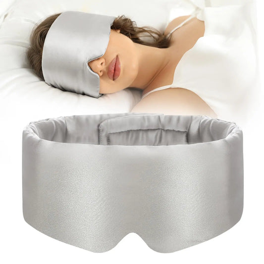 Masque de Sommeil en Soie Mûrier - L'Obscurité Absolue, Douceur en Plus