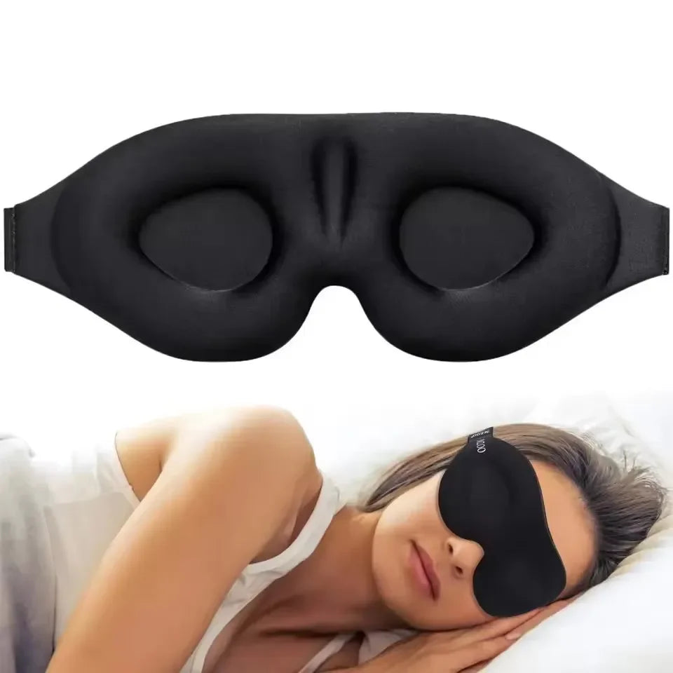 Masque de Sommeil 3D Léger — Bandeau Voyage Ultra-Confortable