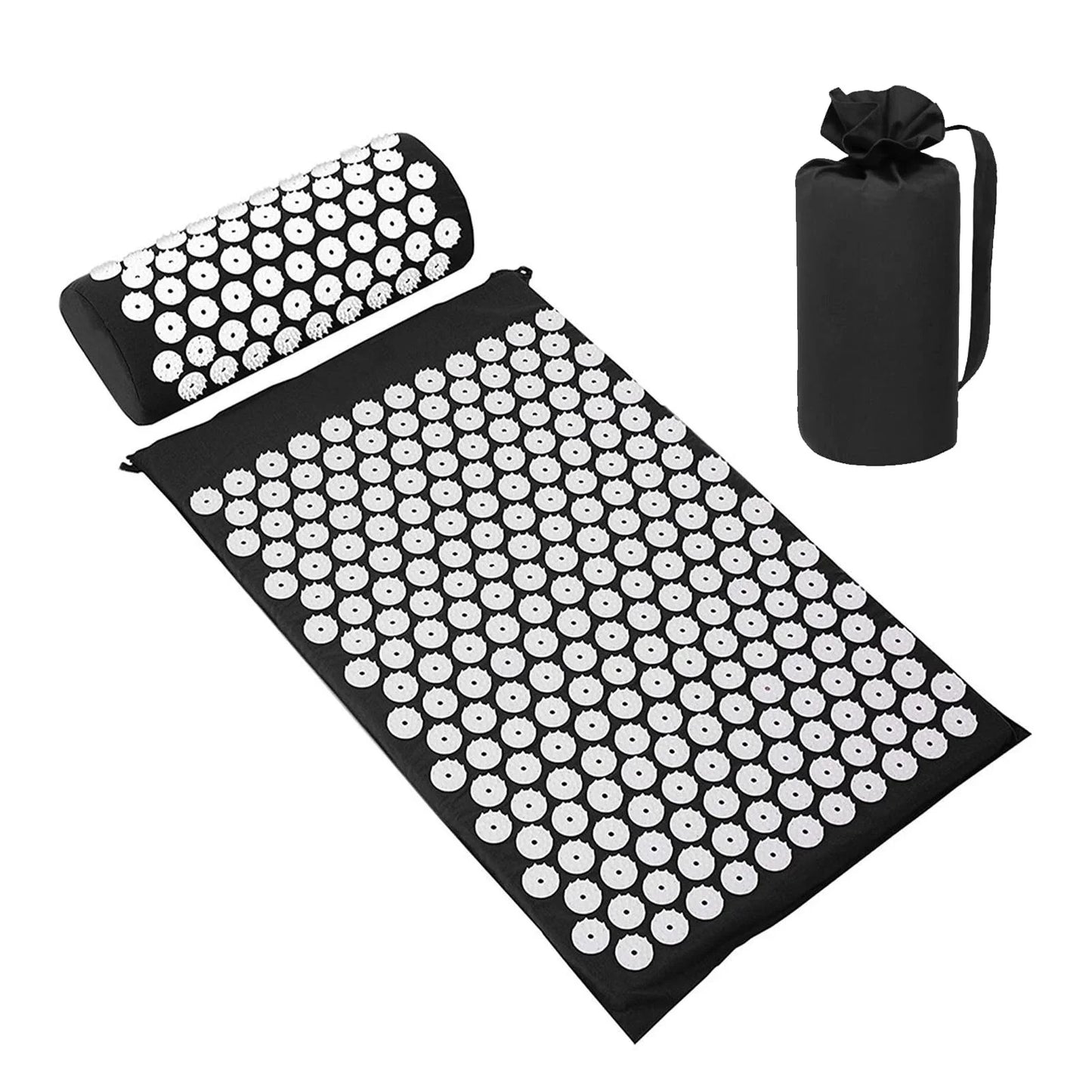 Tapis d'Acupression & Coussin – Soulagement Dos & Détente Musculaire