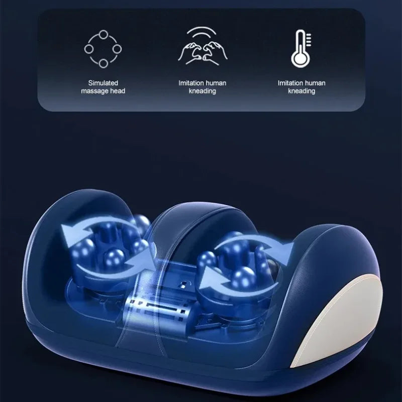Masseur électrique Jambes & Mollets – Compression Chauffante Shiatsu Grand Format