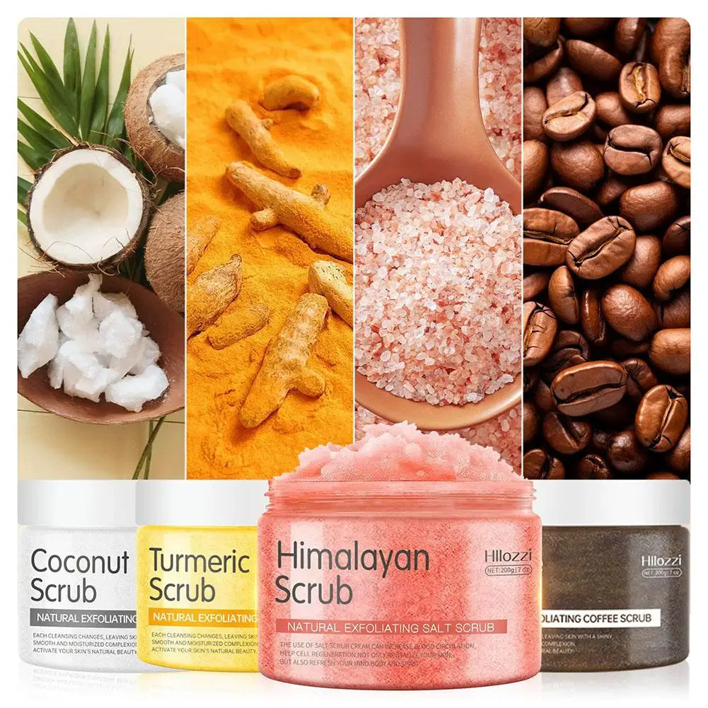 Gommage Exfoliant au Sel – Peau Douce & Nettoyage en Profondeur Visage, Pieds & Mains