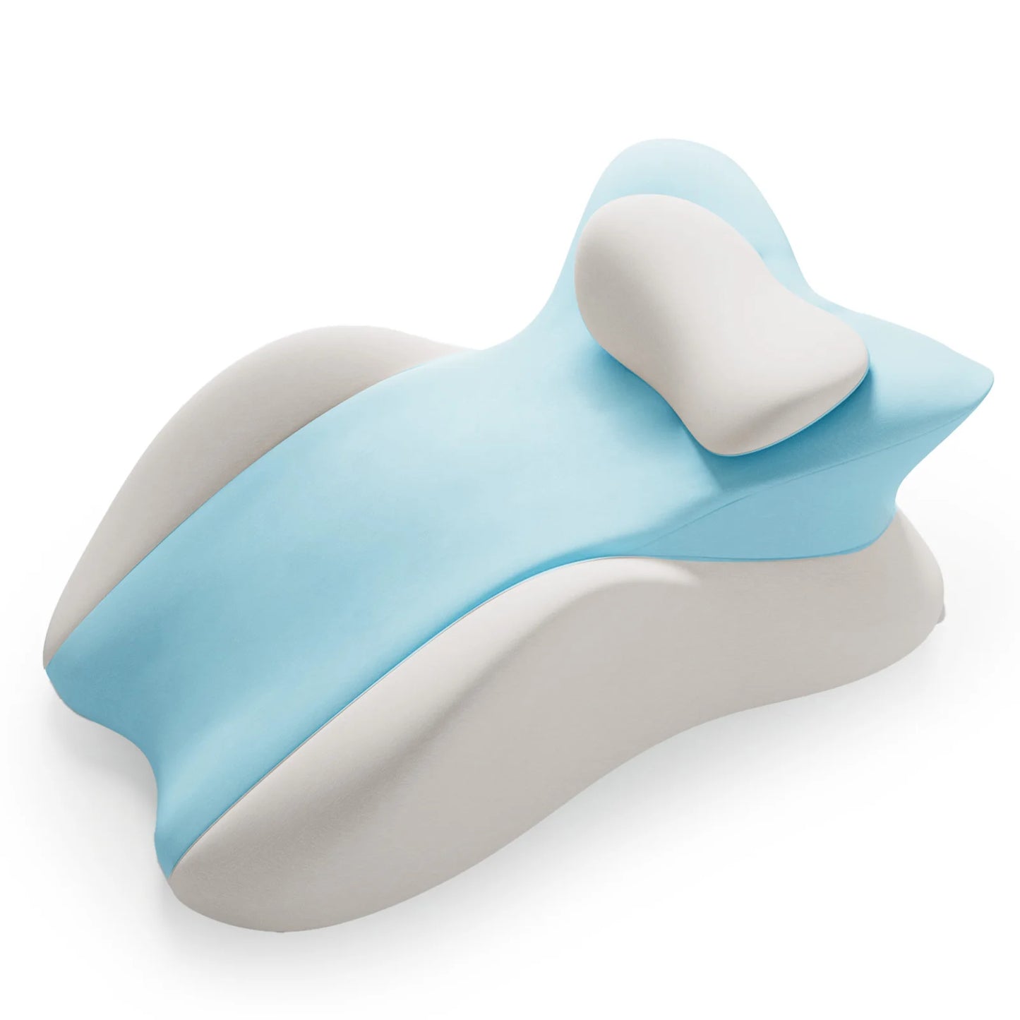 Oreiller Ergonomique Multipositions en Mousse à Mémoire de Forme avec Housse Amovible - Oreiller pour Couple, Soulage les Douleurs Corporelles