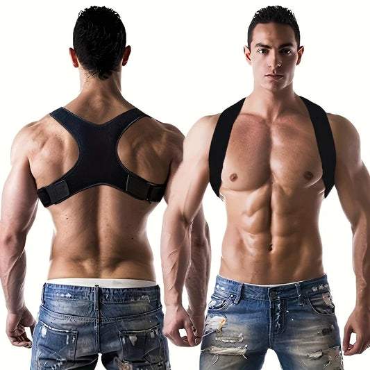 Ceinture Correctrice de Posture Ajustable — Respirante & Ergonomique