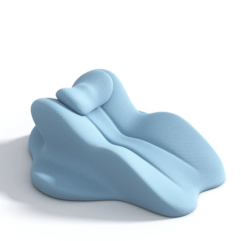 Oreiller de Lecture en Mousse à Mémoire de Forme pour Lit - Oreiller Ergonomique Adulte, Soutien Menton et Dos pour Têtilière