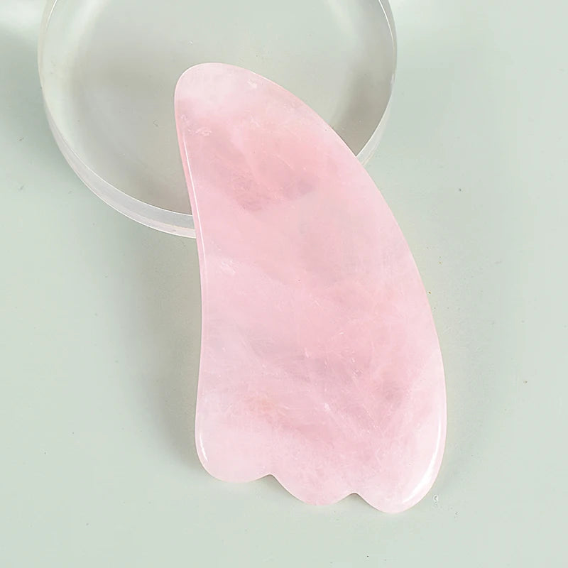 Rouleau de Massage Facial Jade & Gua Sha – Rituel Beauté Naturel