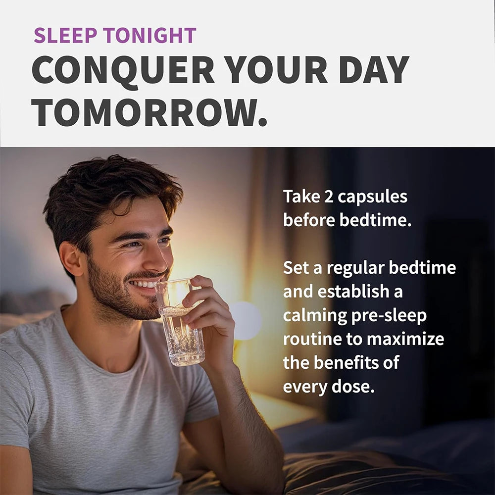 Complexe Sommeil 12-en-1 à la Mélatonine 5mg – Végan & Non-OGM