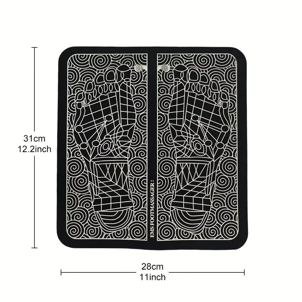 Tapis de Massage Électrique pour Pieds avec Télécommande – Relaxation Musculaire & Circulation