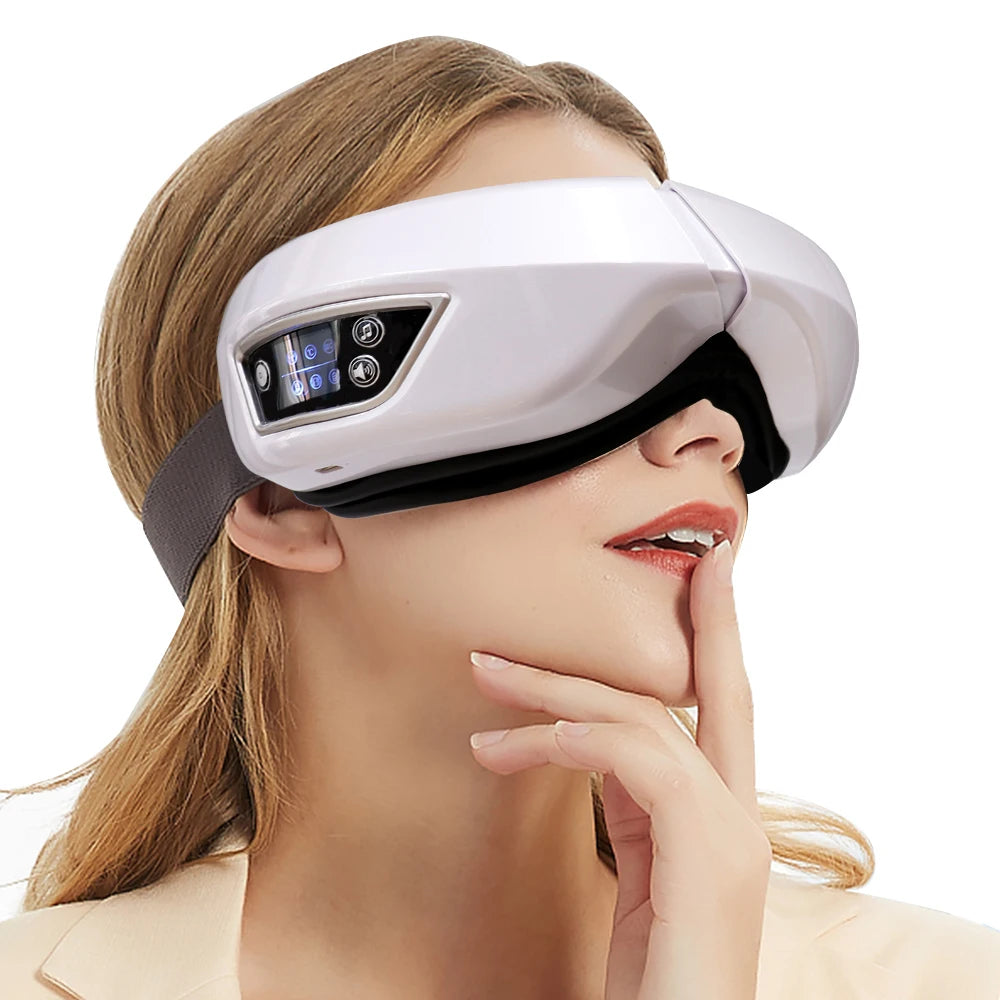 Masseur Oculaire Intelligent Pliable – Airbag Vibrant & Bluetooth