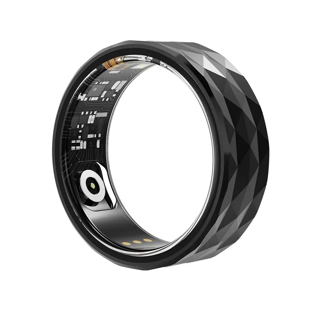 Bague Connectée R12M — Suivi Santé & Sport, Étanche IP68