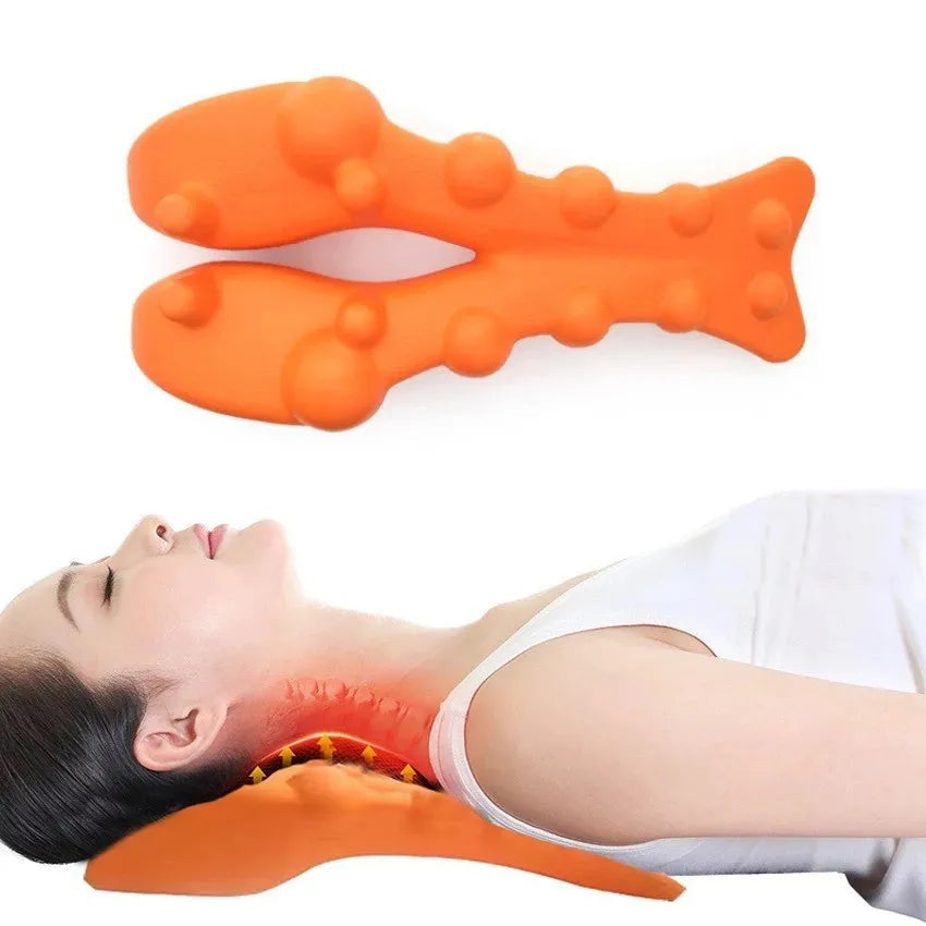 Masseur de Traction Cervicale en EVA – Détente Nuque & Épaules, Points de Pression