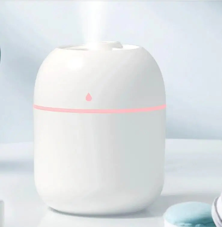 Humidificateur & Diffuseur USB 250ml — Brume Silencieuse, LED Multicolore