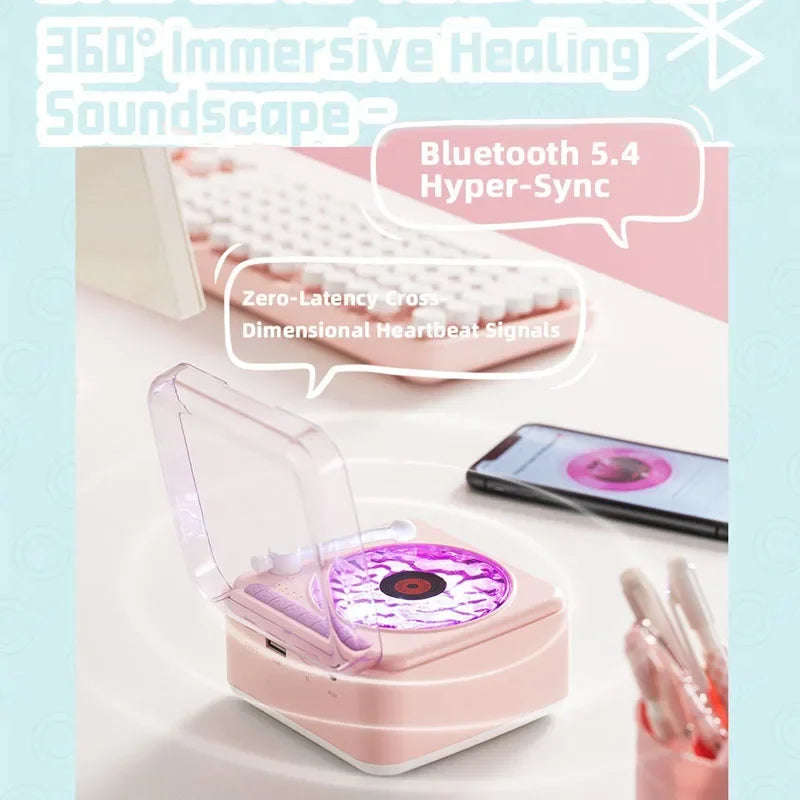 Enceinte Bluetooth Ambiance Vagues - Son Surround & Veilleuse