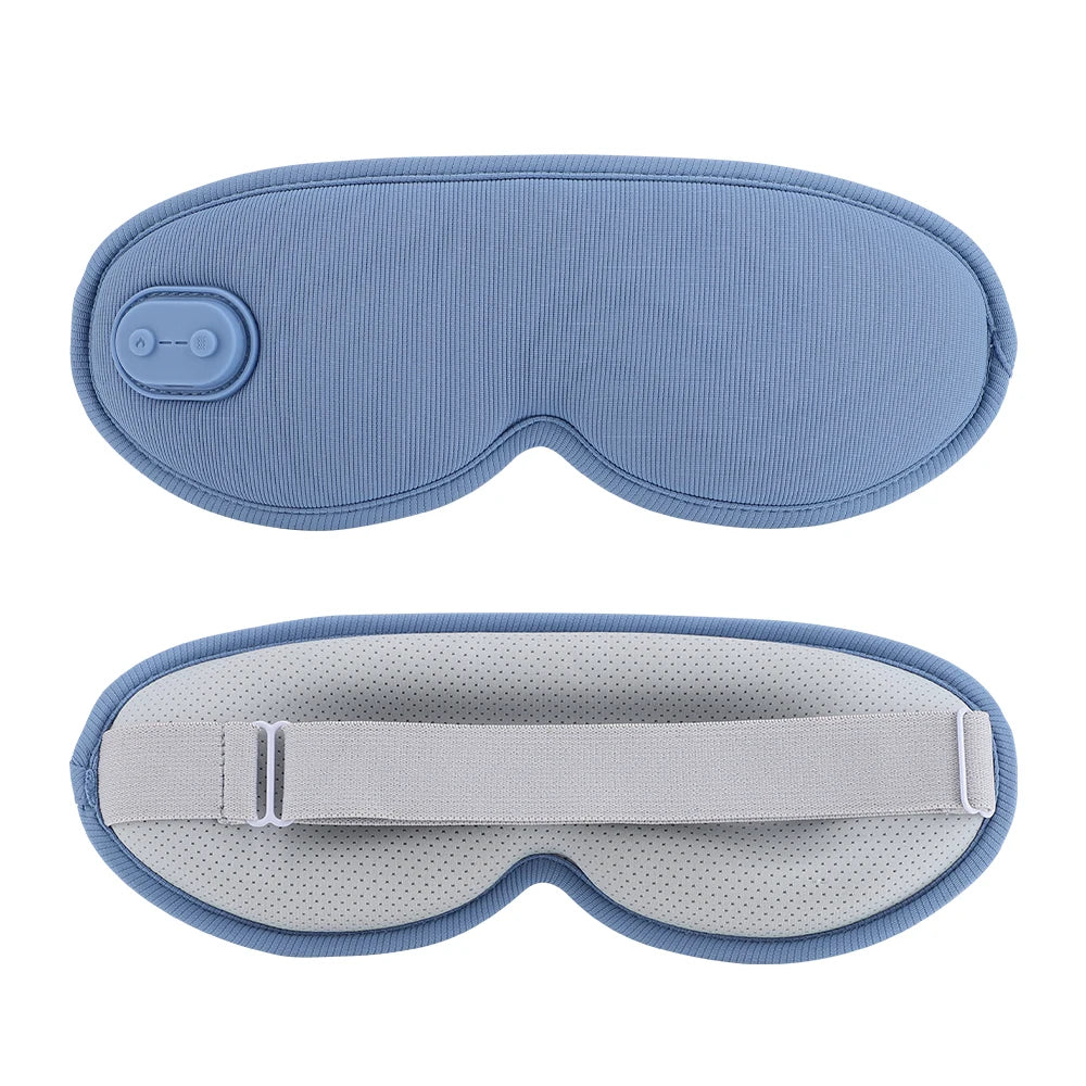Masseur Oculaire 3D Sans Fil Chauffant – Vibrations Anti-Fatigue & Cernes