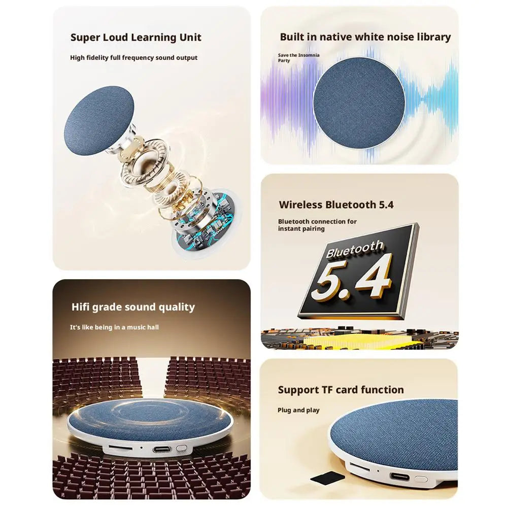 Enceinte Bruit Blanc pour Oreiller - Musique & Histoires