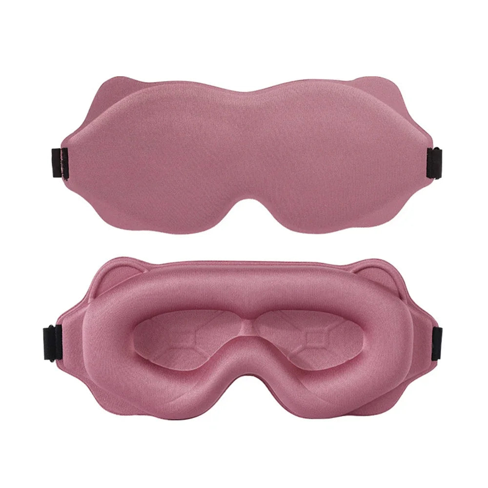 Masque de Sommeil 3D Rembourré — Occultation Totale, Confort Absolu